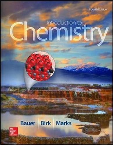 Introduction To Chemistry Bauer Rich Birk James Marks Pamela 9780073523002 Books