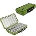 Goture Small Tackle Box, Waterproof Fishing Lure Boxes, Storage Case Bait Plastic Accessories Containers Green SMALL 7.8'' X 4.2'' X 1.8''