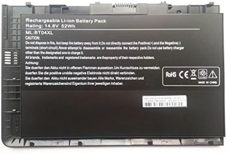 Tigervivi 14.8V 52Wh BT04XL Replacement Laptop Battery for HP EliteBook Folio 9470 9470M Series,Compatible with HSTNN-IB3Z HSTNN-I10C
