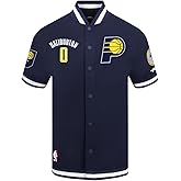 Pro Standard NBA Mens Mens NBA Indiana Pacers Classic Player Cotton Double Knit Button Down