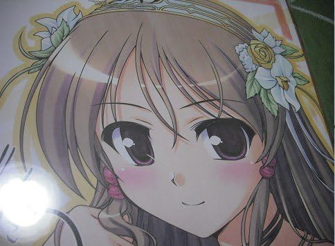 Amazon 穢翼のユースティア エリス描き下ろし色紙べっかんこう イラスト エリスフローラリア Pcゲーム オーガスト August アニメ 萌えグッズ 通販