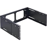 FMUSER 4U Wall Mount Network Rack, 19 Inch IT Server Rack | Built with durable cold-rolled steel. Securely holds IT server equipment and AV network gear on walls to save space.