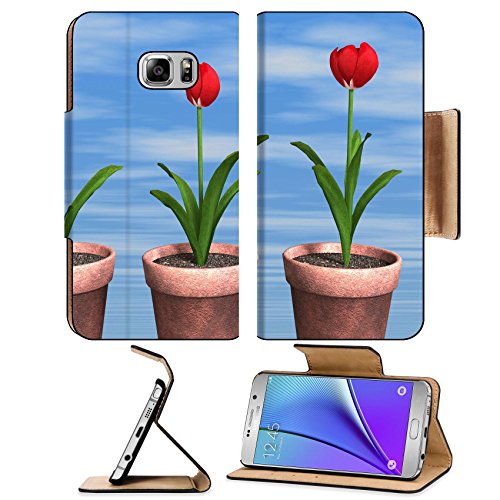 MSD Premium Samsung Galaxy Note 5 Flip Pu Leather Wallet Case Note5 IMAGE ID: 35114770 Spring Time