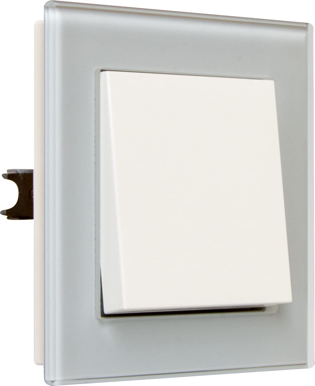 OPUS® 55 Button Complete Device Frame Fusion, Colour Polar White