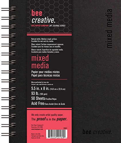 Bee Paper - 5.5" x 8" Creative Mixed Media Art Journal