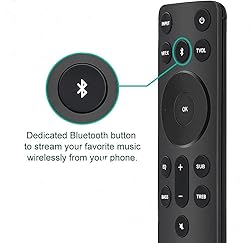 New Bluetooth Replacement Remote fit for Vizio 2.1