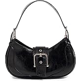 Energather Shoulder Purses for Women, Classic Women's Shoulder Handbags Stylish PU Leather Shoulder Crossbody Bag