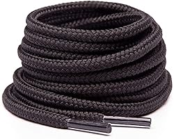 Miscly Round Boot Laces [1 Pair] Heavy Duty and