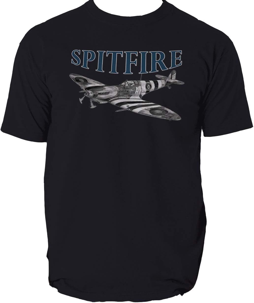 Spitfire WW2 British Fighter Aircraft - Military T-Shirt WW11