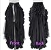 GK Vintage Dress Women's Custome Steampunk Cocktail Party Skirts Black L
