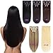 FASHION LINE 7 Pieces 20 Clips In On Hair Extensions Silicone Triple Weft Clip On In HairPieces Synthetic Straight Body Curly Deep Wave Wavy (20