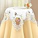 Embroidered Easter Basket Table Linens, Square