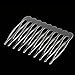 Jili Online 10 Pieces Blank Hair Clips Combs Pins Barrettes Wedding Bridal Metal Hair Combs Clips DIY Hair Bows Findings