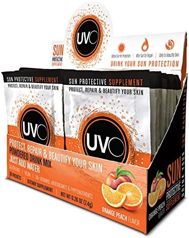 UVO - The Only Drinkable Anti-Aging Skin-Enhancing Multivitamin Drink Mix - 4X More Polypodium Than The Rest + 30 Antioxidants and Vitamins - Non-GMO, Vegan, Gluten-Free - Delicious Flavor (30 Pack)
