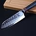 Tuo Cutlery Santoku Knife - Meat and Vegetable Knife- Japanese AUS-10D Damascus High Carbon Steel - Ergonomic G10 Handle - RING-D Series Santoku knives 5.5