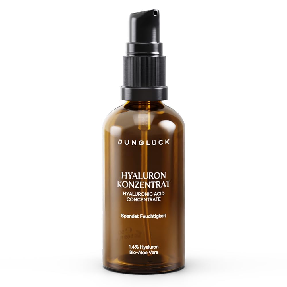 JUNGLÜCK Hyaluron Concentrate | Gives you valuable moisture & a fresh complexion | Reduces dryness lines