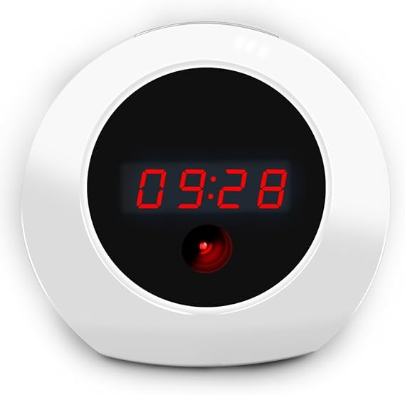 Aisoul Hidden Spy Camera Alarm Clock HD 1080P Indoor Security Cam