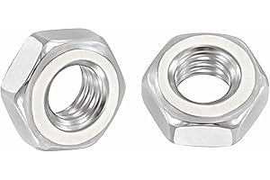 Kozelo 200pcs Hex Nuts - [M3-0.5] 304 Stainless Steel 18-8 (A2-70) Hardware Nuts for Mechanical Repair & Assembly, Standard M