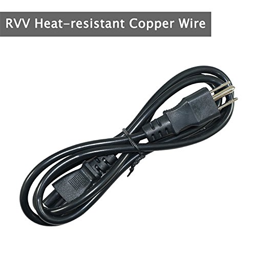 Adventurers 3 Prong AC Laptop Power Cord Charger Cable for Dell IBM Hp Asus Sony Toshiba Lenovo Acer Gateway Notebook Computer Charger
