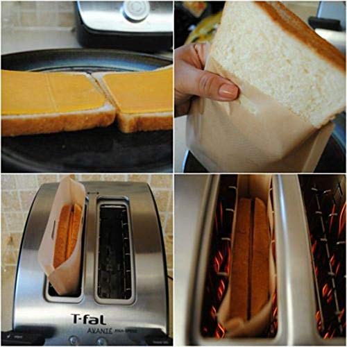 6 Toaster+Non+Stick+Reusable+Approved+Sandwiches
