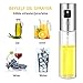 Olive Oil Sprayer, Neiup Oil & Vinegar Sprayer/Oil Spray Mister With Pump 100ml Stainless Steel & Glass for BBQ, Salads, Cooking, Baking, Grilling, etc 100% Food Safe