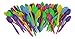 B-Kind Party Pack 100 Count Cutlery Thick Strong and Durable Medium Weight Disposable Spoons for Camping, Picnics, Parties, and Wedding (Multi)