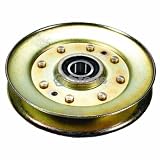Stens 275-891 Heavy-Duty V-Idler, John Deere AM136357, Cast Iron, 1" ID, 5" Width
