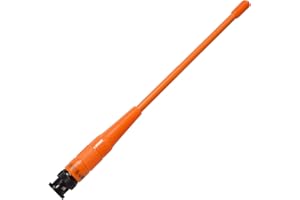 HYS VHF UHF BNC Handheld Scanner Antenna, 144/430 MHz Dual Band HT Antenna for 136-174/400-470Mhz ICOM IC-V8 V86 IC-T7H Yaesu FT-530 Uniden Handheld 2-Way Radio
