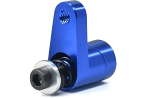 JOYSOG Metal Aluminum 20T Servo Horn for ARRMA 1/18 Granite GROM/1/18 Typhon GROM/ 1/14 Mini Mojave GROM RC Servo Arm Horns Parts (Blue)