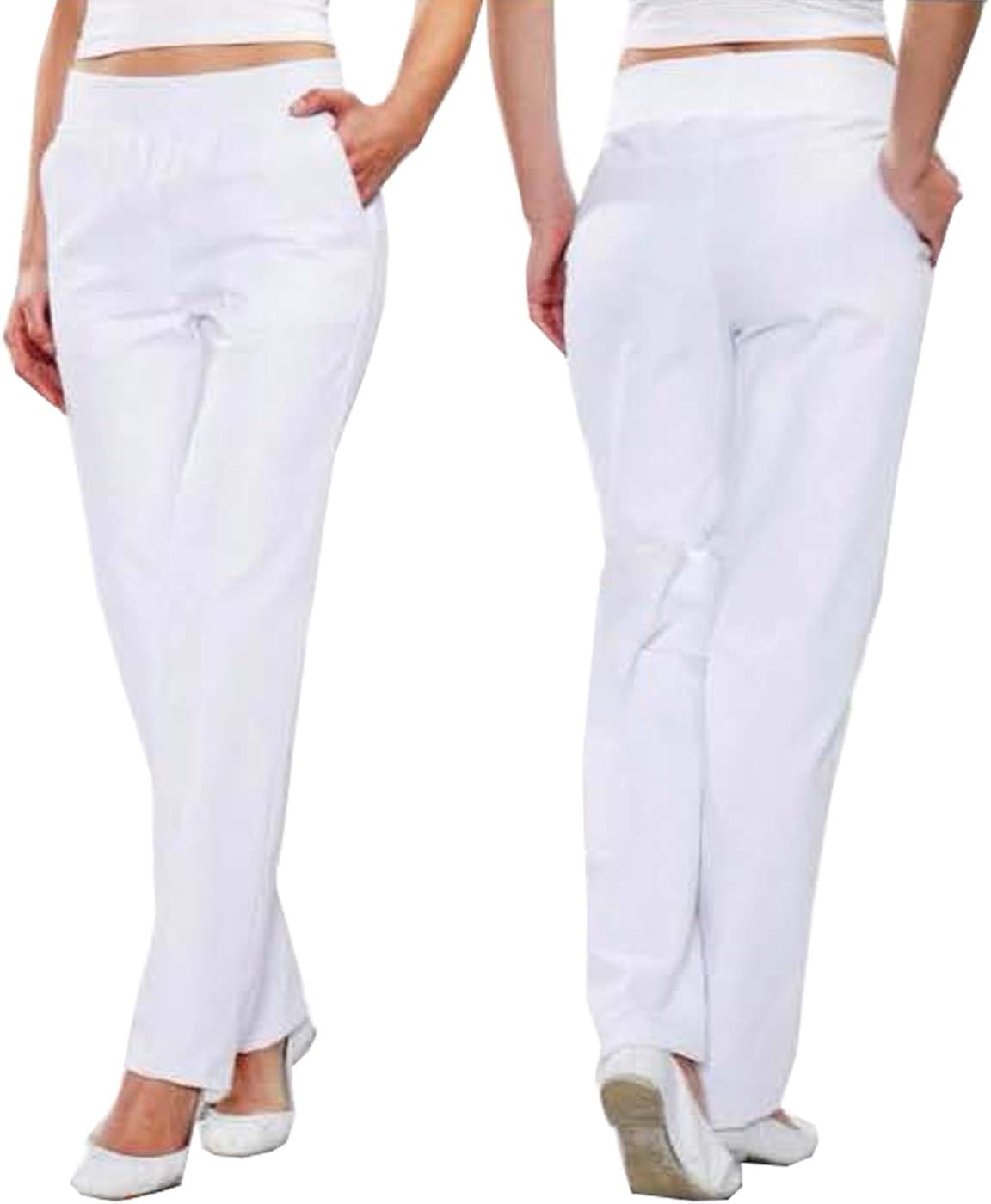 Whitewear BauchWegHose Lissy Body Shapewear Dehnbund Bundhose OP KlinikHose weiß Gr. S Whitewear BauchWegHose Lissy Body Shapewear Dehnbund Bundhose OP KlinikHose weiß Gr. S