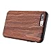 Lontect Compatible iPhone 8 Plus Case, iPhone 7 Plus Case, Slim Matte Shock Absorbing Flex TPU Non Slip Wood Tactile Extra Grip Rubber Bumper Case Cover for Apple iPhone 8 Plus,iPhone 7 Plus, Rosewood