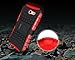 OEAGO Galaxy J3 Emerge / J3 Prime / J3 Eclipse / J3 2017 / J3 Luna Pro / J3 Mission/Sol 2 / Amp Prime 2 / Express Prime 2 Case, Tough Rugged Dual Layer Case with Kickstand (Red)