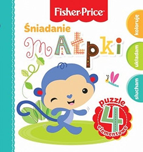 Fisher Price Puzzle Sniadanie malpki