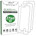 QEONIX iPhone XR Screen Protector 6.1 inch + Easy Installation Tray - Real HD Full Frame Tempered Glass, 3D Touch, 9H Hardness, Case Friendly [3-Pack]