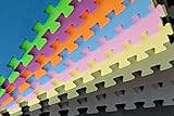 IncStores Premium Interlocking Foam Tiles - Ideal for p90x, Insanity, pilates, yoga, other aerobic/cardio work outs, and kids playrooms...
