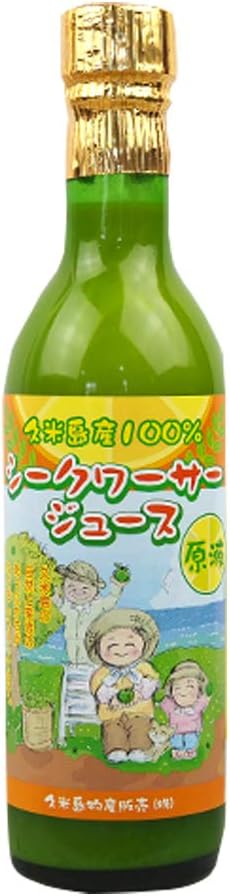 Amazon 100 久米島産 シークヮーサージュース 360ml 24本 1ケース 久米島物産販売 沖縄県産 手搾りのシークワーサー原液 久米島物産販売 野菜ジュース フルーツジュース 通販