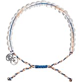 4ocean Reef Shark Beaded Bracelet - Removes 1 Pound of Ocean Plastic - Handcrafted Beaded Design, Adjustable &amp; Unisex - Recycled Materials - Supports Reef Shark Conservation