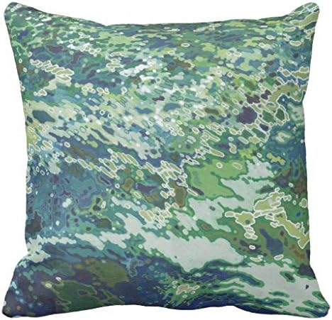 Monterey Bay Indigo Ocean Wave Decor 18*18 pillow Case Juul