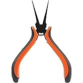 4inLoveMe Thin Flat Needle Nose Pliers 5.5 inches Flat Nose Pliers For Jewelry Making, Handcraft Making, PCB Board Repairing etc.