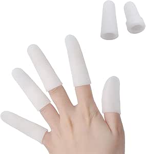 finger silicones arthritis protectors waterproof 16pcs cots craking gel sleeves trigger