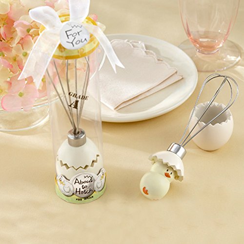 About to Hatch Stainless Steel Egg Whisk with Hatched Egg Base