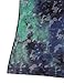 Laksmi Tunic Tops For Juniors, Womens Long Sleeve Tunic Shirts Tie Dye Business Dressy A Line Blouse Tops,Blue Green XX-Large