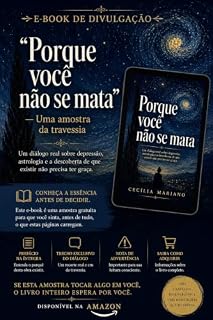Livro "Porque você não se mata" — Uma amostra da travessia: O diálogo real sobre depressão, astrologia e a descoberta de que existir não precisa ter graça