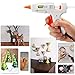 Lifegoo Upgraded Version Mini Hot Melt Gun Glue Kit with 40pcs Colored Glue Sticks for Kid DIY Small Craft Projects Quick Repairs 25-watt