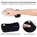ev. Mouse Pad Wrist Rest Cotton Fabric Covered Gel Silicone Non-Slip Ergonomic Wrist Free Support for Gaming, Office, Typing, Computer, Durable, Lightweight for Pain Reliefthumb 1
