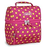 J World New York Corey Lunch Bag, Pink Buttons