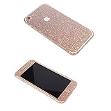 iPhone 7 Bling Skin Sticker, Supstar Full Body Coverage Glitter Vinyl Decal - Dustproof, Anti-Scratch for Apple iPhone 7 (Champagne Gold)