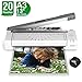 13 inches Laminator Machine, JZBRAIN A3 Laminating Machine with 20 Laminating Pouches, Paper Cutter, Corner Rounder, Thermal Laminator for Home Office School Use (White)