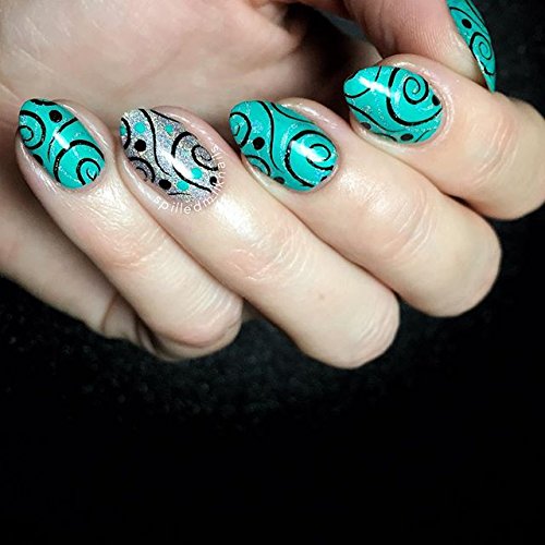 Gogoonly Nail Art Stamp Plate Collection St. Lover - Huge Size Stamping Image Plates Manicure Nail Designs DIY-BH000482