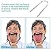 3 Pack Tongue Scraper Cleaner with Free case Stainless Steel Fresh Breath Tongue Scrapers Metal Tongue Scraping Cleaner for Oral Care